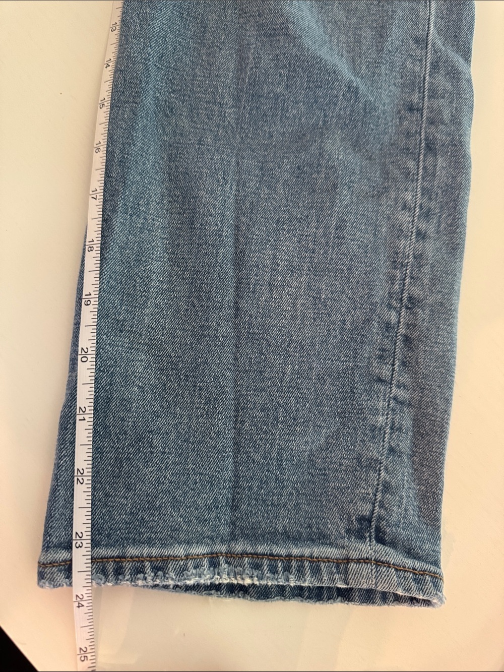 Abercrombie & Fitch The Ankle Straight Leg Super High Waist Jean Size 29/8s - Picture 7 of 7